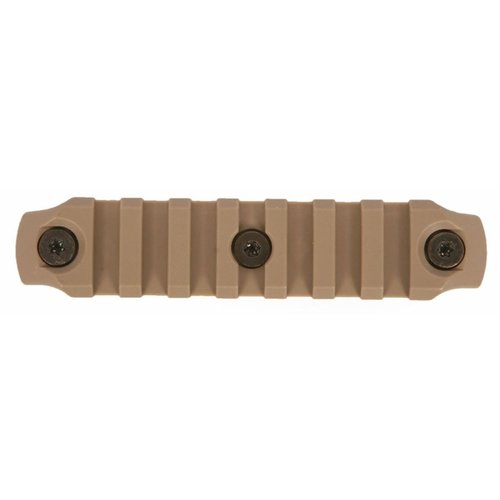 KeyMod Picatinny Nylon Rail Section 4 inch FDE