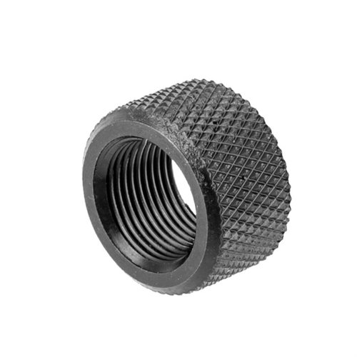 Knurled Thread Protector 1/2-28 Black